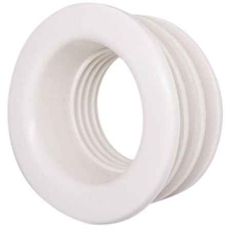 SKIR'CO Raccordo in gomma per tubo di scarico, 56 x 40 mm, colore: bianco