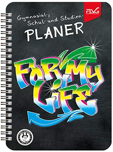 FLVG A5 Gymnasial-, Schul- und Studienplaner 2024/2025 Schulplaner For my Life Grafitti Onkel Schwerdt