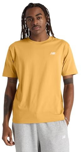 New Balance Herren Sport Essentials Baumwoll T-Shirt, clementine, Mittel