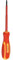 sourcing map VDE Tournevis isolé 1000 V SL0,8 x 4 x 100 mm CR-V Tournevis magnétique à tête fendue avec poignée VDE