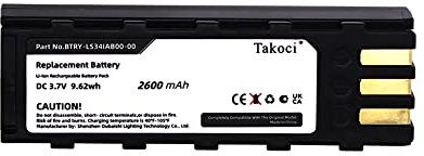 AUVTKALL Batteria di ricambio per 8800 Barcode Scanner batteria 3.7V/2600mAh