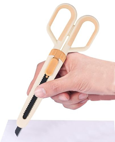 Forbici per uso domestico, forbici multiuso per uso domestico, forbici da casa, forbici da artigianato, forbici da ufficio, multiuso, strumento da taglio 2 in 1, forbici per carta, strumento da cucito