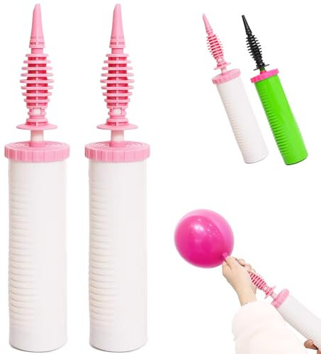 (2 Pack) Balloon Pump Hand Manual Inflator, Balloons Manual Pump Blower Pump suitable for Party Decoration Ballons Arch Kit Balloon Garland Foil & Confetti Balloon