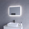 SANYROI Miroir de Salle de Bain avec Éclairage 70x50 cm, Interrupteur Tactile, Dimmable, Fonction Mémoire, IP44, LED Miroir Mural, Couleur-Blanc Froid 6400K, Installation Horizontale/Verticale
