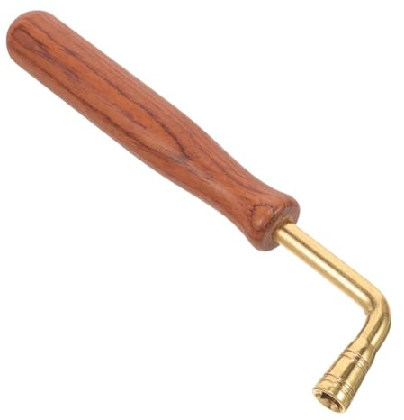 CORHAD Dulcimer Stimmschlüssel und Metall mit Komfortablem Griff und Verschleißfestem Material L-förmiger Klavierstimmwerkzeug für Dulcimer und Piano Zubehör