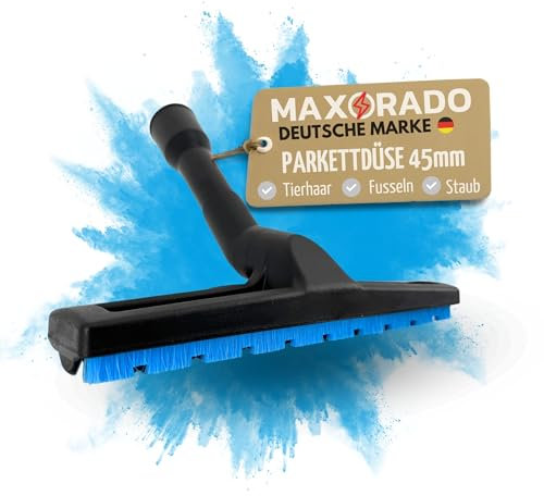 Maxorado Parkettdüse Staubsaugerdüse NW45 45mm Anschluss DN45 kompatibel mit Makita 440 445 448 449 Festo Festool Kärcher Fein Cleancraft Staubsauger Düse Bodendüse Ersatzteil