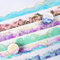 Scrapbooking Stickers Set,6 Rolls Bullet Journal Zubehör Stickers,Watercolor Themed PET Washi Tape Aesthetic Stickers Decorative for Journaling Zubehör,Photo Album,Mobile Phone(Color Paradise Series)