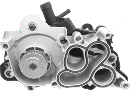 Hajus 1211367 Wasserpumpe + Thermostat Kompatibel mit A1 A3 A4 A5 Q2 Q3 1.2 1.4 TFSI Seat Leon Tarraco Skoda Fabia Octavia Rapid Scala Superb VW Golf Caddy Polo Tiguan 1.0 1.2 1.4 1.6