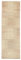 RugVista Ikat Chess Teppich - Beige/Naturweiß 80x250