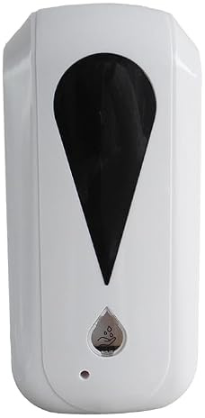 Desinfektionsspender Automatisch, sensorische Erkennung, per USB-Laden, 1000 ml, berührungsfrei, vibrationsarm, Flüssigkeitsspender, Spender, Wandmontage mit Sichtfenster, EIN- und Ausschalter, DS200