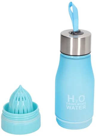 Cocoarm Bouteille d'eau avec Infuseur de Citron, avec Presse-agrumes | Bouteille d'Infuseur de Fruits de 650 Ml, PC et Acier Inoxydable 304, de Boisson Anti-fuite pour le Bureau