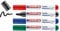 edding 4500 Textilmarker - schwarz, rot, blau, grün - 4 Stück - Rundspitze 2-3 mm - Textilstifte waschmaschinenfest (60 °C) zum Stoff bemalen - Stoffmalstift