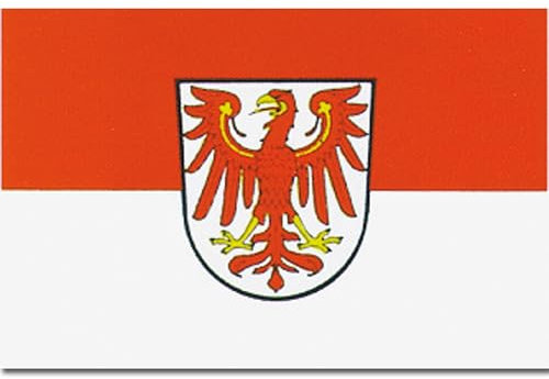 Mil-Tec Unisex – Erwachsene Flagge-16720040 Flagge, Bl Brandenburg, One Size