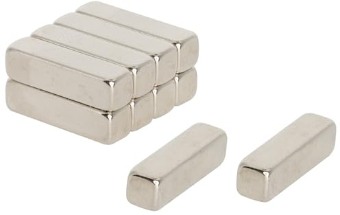 N42 Neodymium Magnet for Arts, Crafts, Model Making, DIY, Hobbies, Office and Home - 15mm x 4mm x 4mm thick - 2.2kg Pull - Pack of 10