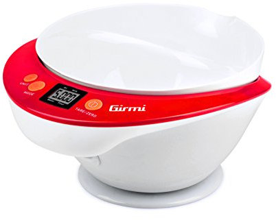 Girmi PS20 Pesa Alimenti Multifunzione, Rossa