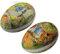 OLShop AG 2er Set Bilderostereier zum Befüllen Beatrix Potter 12 cm bunt Sortiert, Ostereier, Osterdekoration, Eier, Füllei, Pappei, Papposterei
