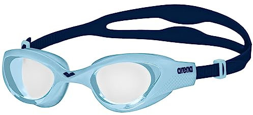 arena The One Junior Occhialini Nuoto Anti-Appannamento per Bambini, Occhialini Piscina con Ampie Lenti, Protezione UV, Ponte Nasale Autoregolante, Guarnizioni Orbit-Proof