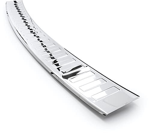 tuning-art L273 Edelstahl Ladekantenschutz passend für Skoda Octavia 3 Combi 2017-2019, Farbe:Chrom