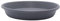 The HC Companies Sottovaso per vasi da fiori, sottovaso in plastica per esterni e interni, design tradizionale per il drenaggio dell'acqua, vassoio rotondo resistente ed elegante (35,6 cm, grigio