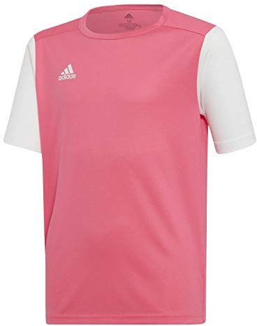 adidas Estro 19 Jersey Maglietta, Solar Pink, 13-14 anni Unisex - Bambini e ragazzi