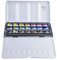 Rosa Gallery - Set di 21 acquerelli professionali per pittura ad acquerello, colori vivaci in custodia metallica, perfetta per artisti e pittura artistica, ideale per tecniche ad acquerello.