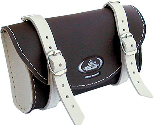 Selle Montegrappa Vintage Satteltasche für Objekte Original hergestellt in Italien 0016