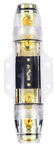 Blocco di Distribuzione Fusibili 1 In 1 Out, Portafusibili per Amplificatore Audio per Auto 100 A, Portafusibili