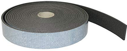 TROCELLEN Joint thermique adhésif 5 MM [H 5 cm, L 10 m] Isolation auto-adhésive haute résistance et haute adhérence, gris anthracite