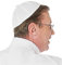 WIDMANN MILANO PARTY FASHION 10670 - Chapeau Pileolus / casquette de pape, blanc, prêtre, évêque, fête à thème, carnaval