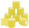 QiGui 8 Rouleaux Bandage Autoadhésif Bandage Medical pour Premiers Secours Bandage Pansements Elastique Bandage Animal Vétérinaire pour Poignets Cheville Mains Pieds 5cm x 4,5m (Jaune)