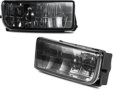 Nebelscheinwerfer passt für 3 Series (HB/SDN/WGN) (E36) 09/1990-08/2000 3 Series (CPE/CONV) (E36) 10/1991-11/1999 Ein Paar Nebelscheinwerfer Rauch Linse H1 12V 55W WISCOL