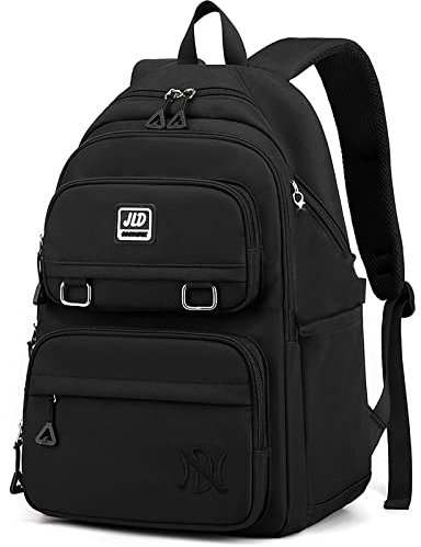 JANSBEN Schulrucksack Jungen mädchen Teenager Schultasche Wasserdicht Rucksack Damen Herren Schulranzen Laptop Tasche Backpack Nylon(23L)