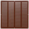 Steinberg14 Marron 400x400mm Rejilla de Ventilacion con Mosquitera, Metalica