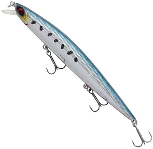 Savage Gear Meeresköder zum Spinnfischen auf Wolfsbarsch Sea Bass Minnow Floating 14cm 18,5g, Farbe:Red Belly Sardine