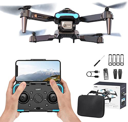 MIMERA GPS Drone Fotocamera | Droni con Fotocamera per Adulti 4K - Fotocamera UHD Tempo di Volo di 15 Minuti 360° Intelligente evitamento Ostacoli GPS Ritorno Automatico a casa Motore Senza spazzole
