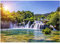 WallArena - Vlies Fototapete Wasserfall Landschaft Grün Natur Wald Wasser 416x254 cm - Fototapeten - Tapeten - für Wohnzimmer Schlafzimmer - Vliestapete Wandtapete Tapete 3D Effekt- inkl. Kleister