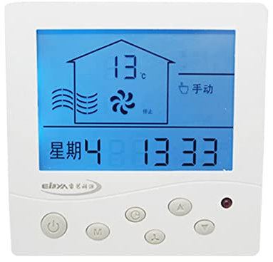 LCD Temperaturregler Thermostat Schalter Fußbodenheizung Frischluft DC 12V AC 220V