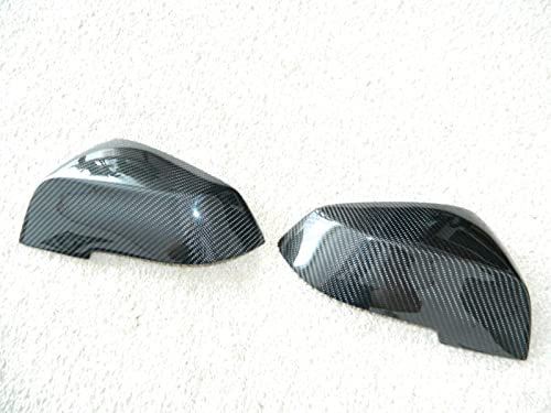 CaCsP Carbon Spiegelkappen Spiegel Cover Mirror Replacements Rückspiegel Außenspiegel Spiegelblenden kompatibel mit BMW 6er F06 F12 F13 5er F07 F10 F11 7er LCI F01 F02
