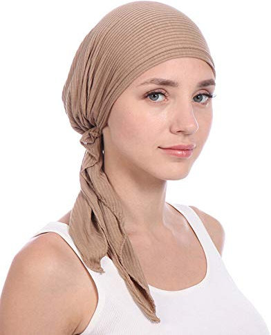 Damen Turban Beanie Hut - Weiche Schlafmütze Muslimisches Mütze Kopftuch Bandana Turban Hut Hijabs Chemomütze für Haarausfall Chemo Lange Kurzes Haar