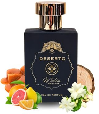Deserto Eau de Parfum - Fragranza Orientale - Profumo Feromoni Per Donna/Pheromone Perfume, Melia Parfum - 50 ml