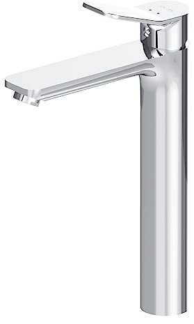 AM.PM Waschtischarmatur mit Einhebelmischer (hoch), SoftMotion Keramikkartusche, Neoperl Aerator, kratzfest, leicht zu reinigen, langlebig, Chrom, 231mm Auslaufhöhe, 5 Jahre Garantie (X-Joy)