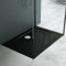 Mai & Mai Piatto Doccia 70x90x4cm, Piatto Doccia Rettangolare Faro2 in Acrilico, Nero