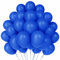 WAREHOUSE Ballon Bleu 50 Pièces 12 30 cm, Ballon Gonflable Hélium, ballons d'anniversaire,Décoration pour Anniversaire, mariage,Baptême, décoration de diplôme.. (Bleu foncé-19)