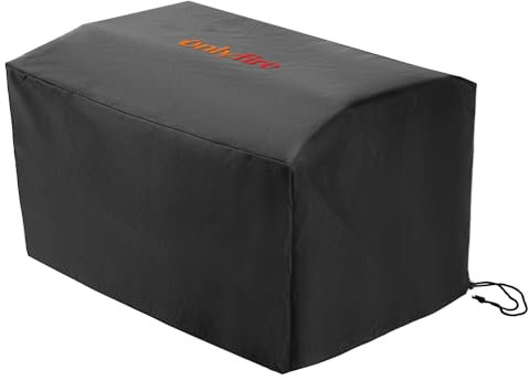 Onlyfire Barbecue Cover, Grill Cover for Most 2-3 Burners Grill & Pizza Oven, Waterproof, Heavy Duty, 600D Oxford, 65×43×35 cm
