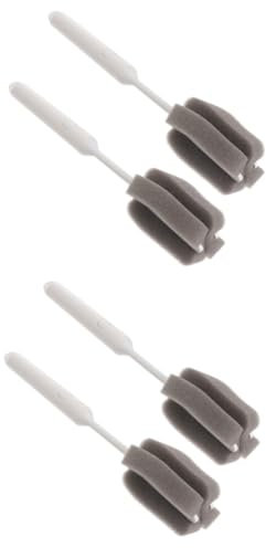 PartyKindom 4 Piezas Taza Cepillo Tetera Esponja Bebé PP