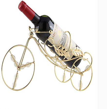 Casier à vin déco vintage fer forgé porte bouteille 34 17,5 14 cm