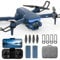 K407 Drohne mit Kamera für Erwachsener 1080P, 135° Verstellbares Objektiv, Faltbare Drones mit Start/Landung mit einer Taste für Anfänger, FPV RC Quadcopter mit Höhenhaltung, 3D Flip, 2 Batterien