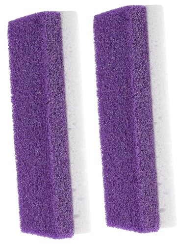 Healeved 2 Stück Fußpflege Bimsstein Für Hornhautentfernung Pediküre Werkzeug Für Glatte Füße Natürlicher Stein Farblich Zufällig