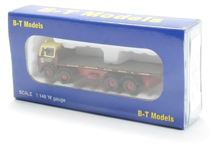 basetoys Leyland Octopus Flatbed J & A Smith N gauge vehicle 1:144 railway scale model