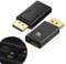 gaubss 2 Pack Displayport to HDMI Adapter, 4K DP to HDMI Converter Displayport 1.4V Nickel Plated, DP Male to HDMI Female for Desktop, Laptop, Projector, HDTV